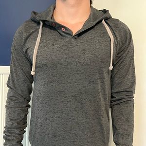 Lightweight grey hoodie